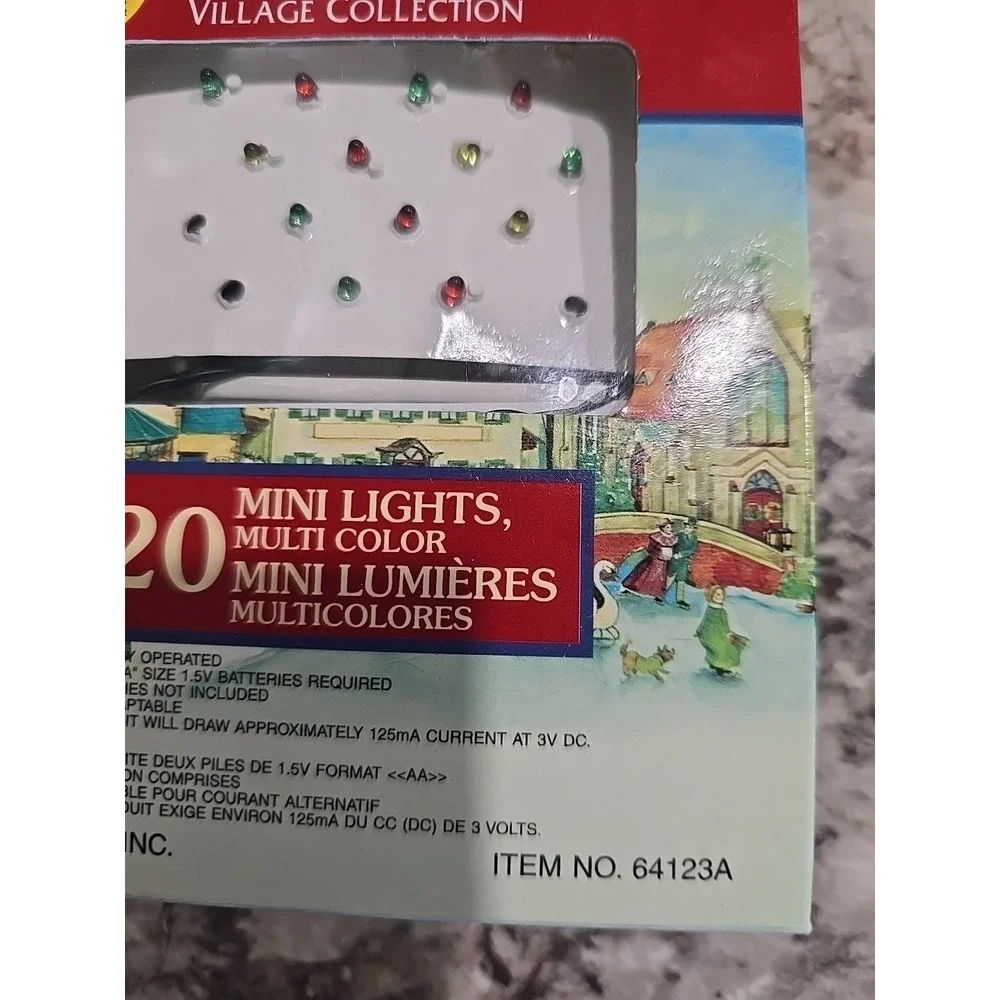Lemax Village Collection 20 Mini Lights Multi Color‎ Item 64123A